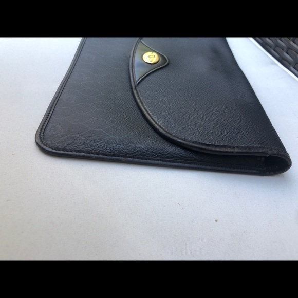 Rare VINTAGE Authentic Christian Dior Folding Clutch Envelope Monogram Bag - Picture 3 of 7